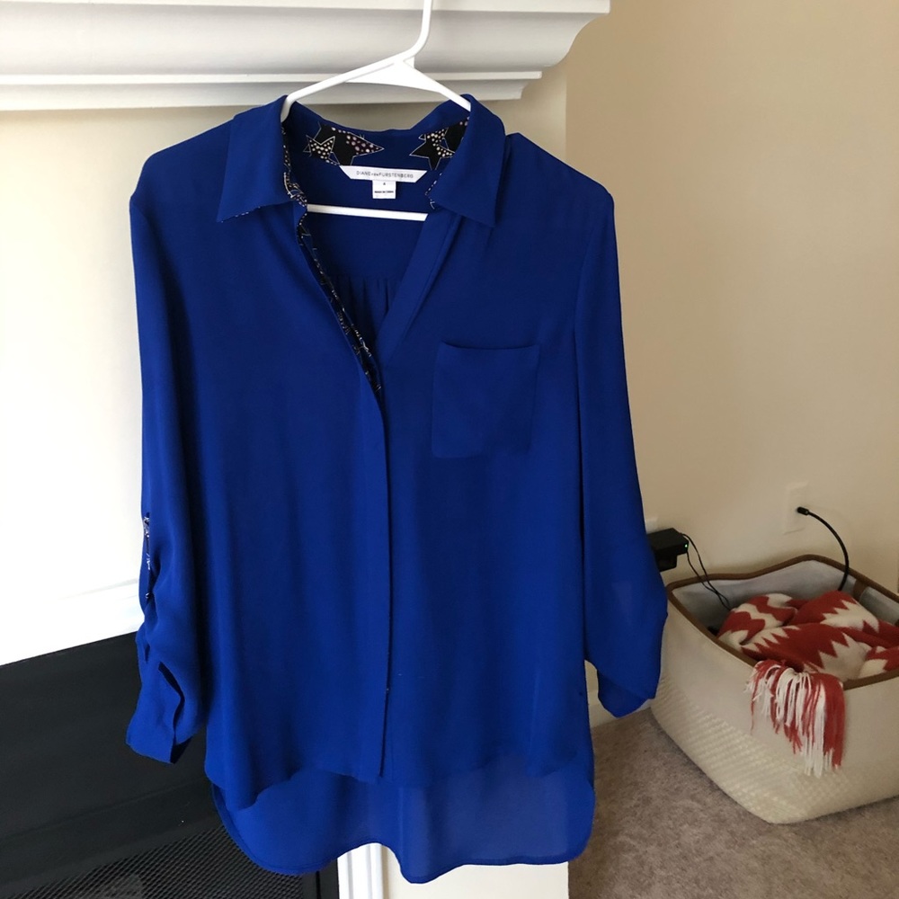 Silk Button Down - image 1